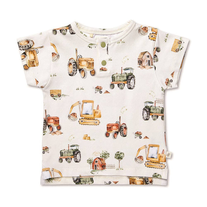 Top - Short Sleeve - Diggers & Tractors