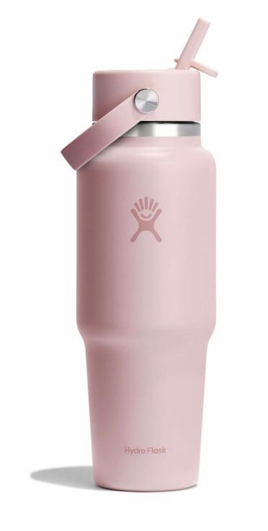 32oz Wide Mouth Straw Travel Bottle
