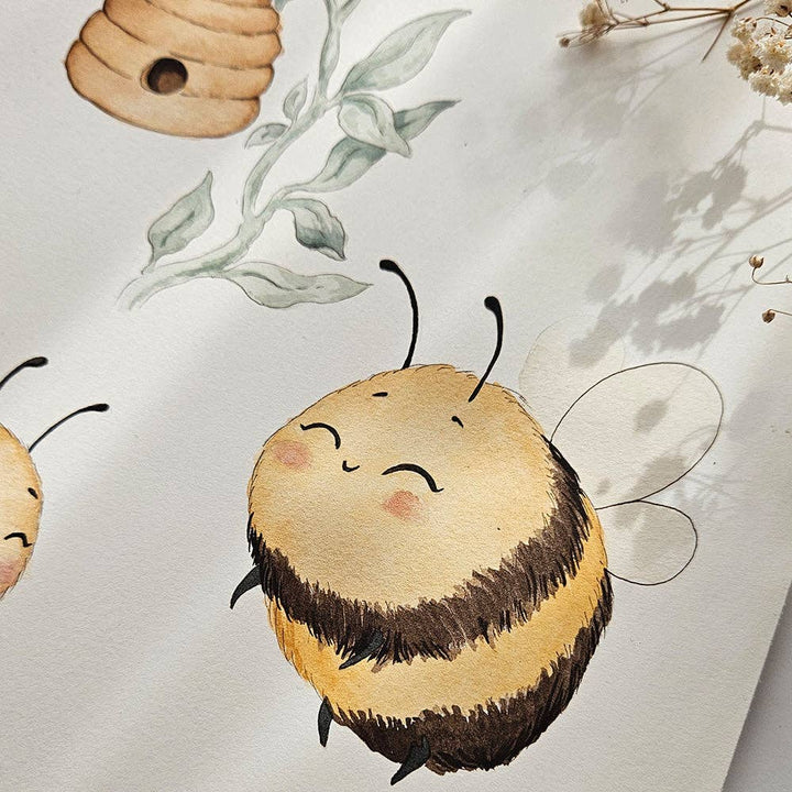 Snuggle Shortie - Bumblebees