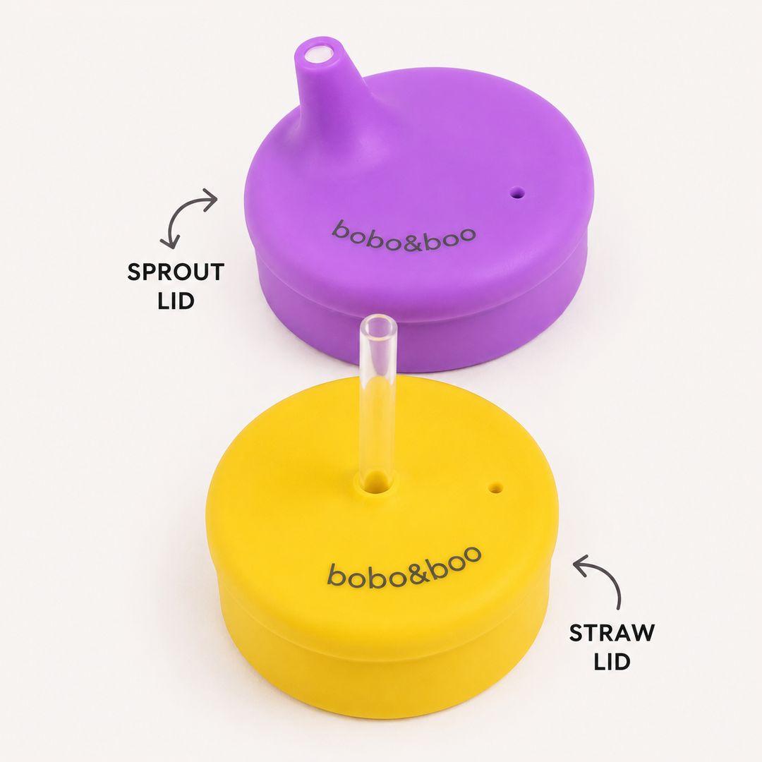Universal Silicone Cup Lid - Sprout Purple