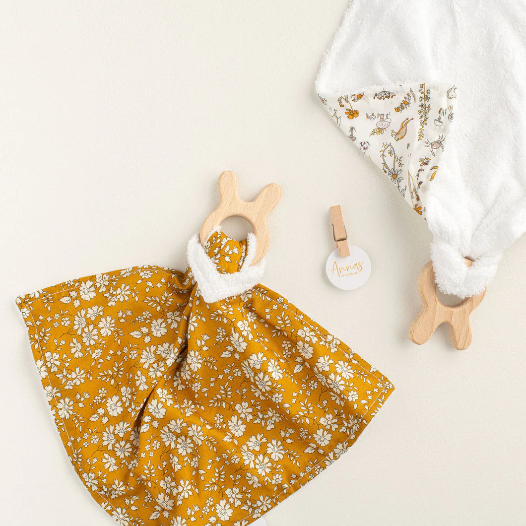 Cotton Liberty Print Comforter/Teether