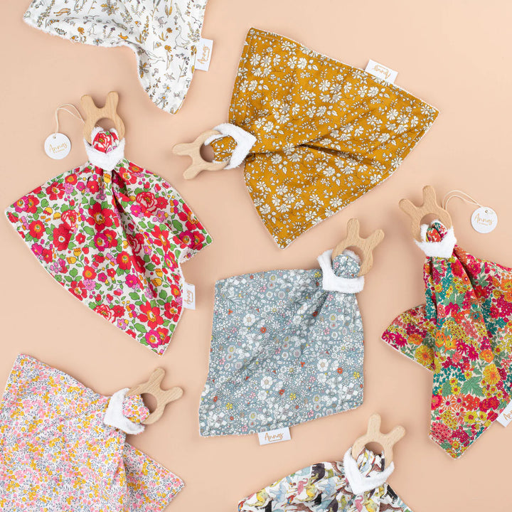 Cotton Liberty Print Comforter/Teether