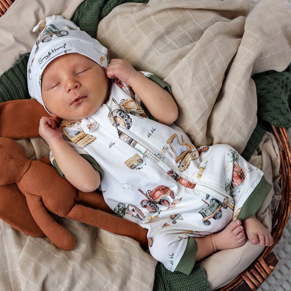 Snuggle Shortie – Diggers & Tractors