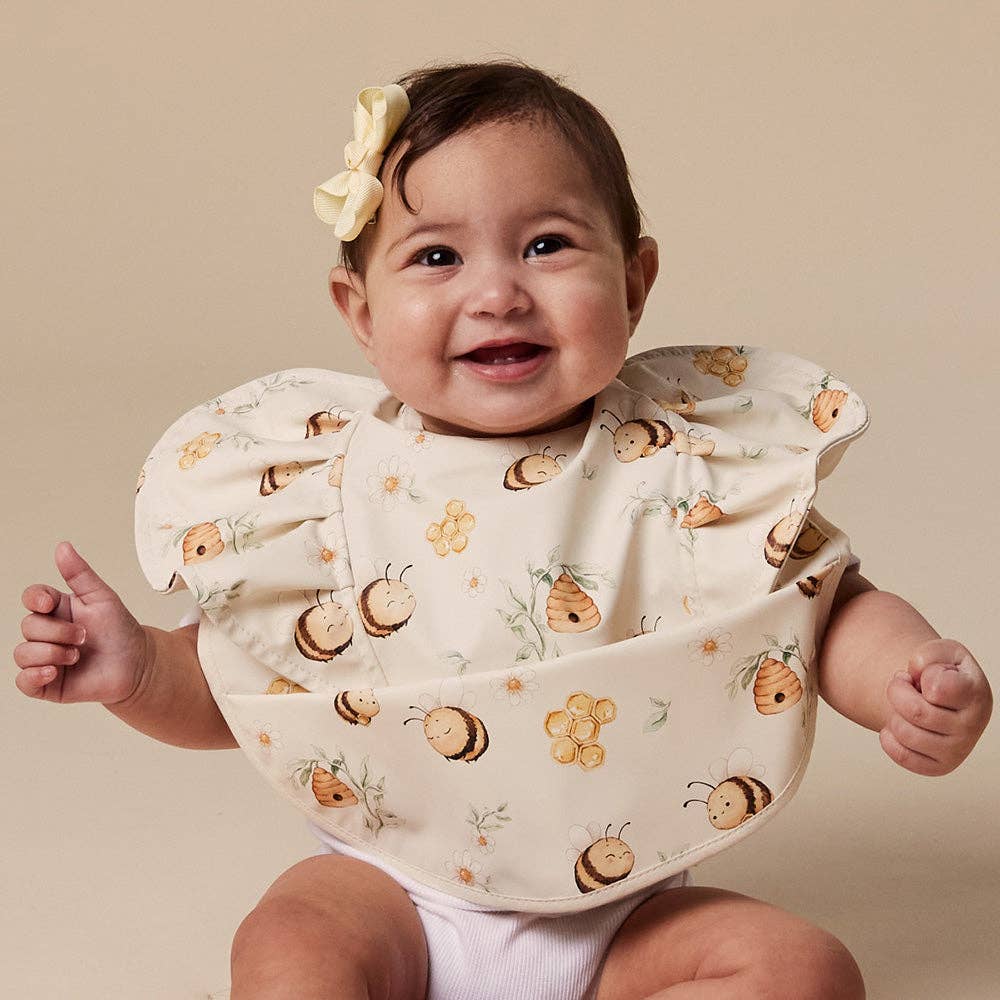 Bib - Snuggle Frilly - Bumblebees