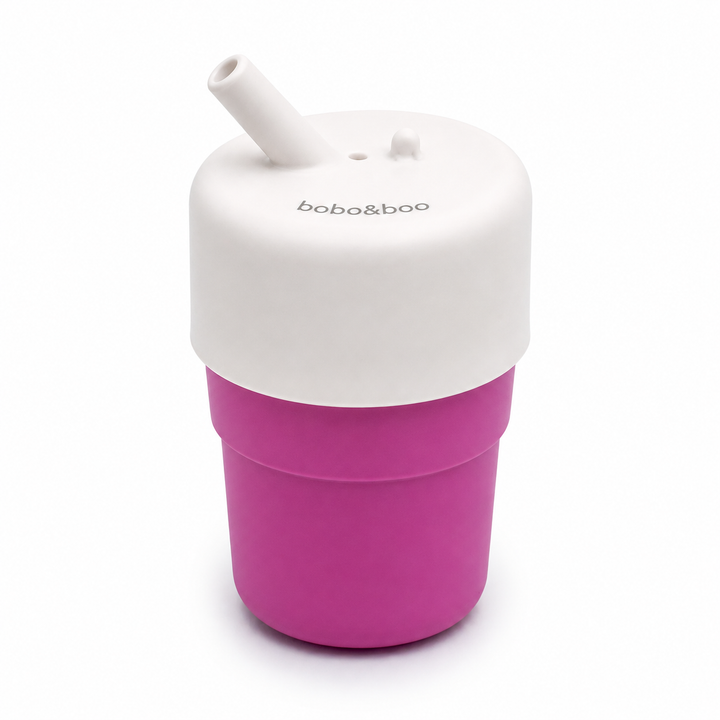 Universal Silicone Cup Lid - Sip & Straw White