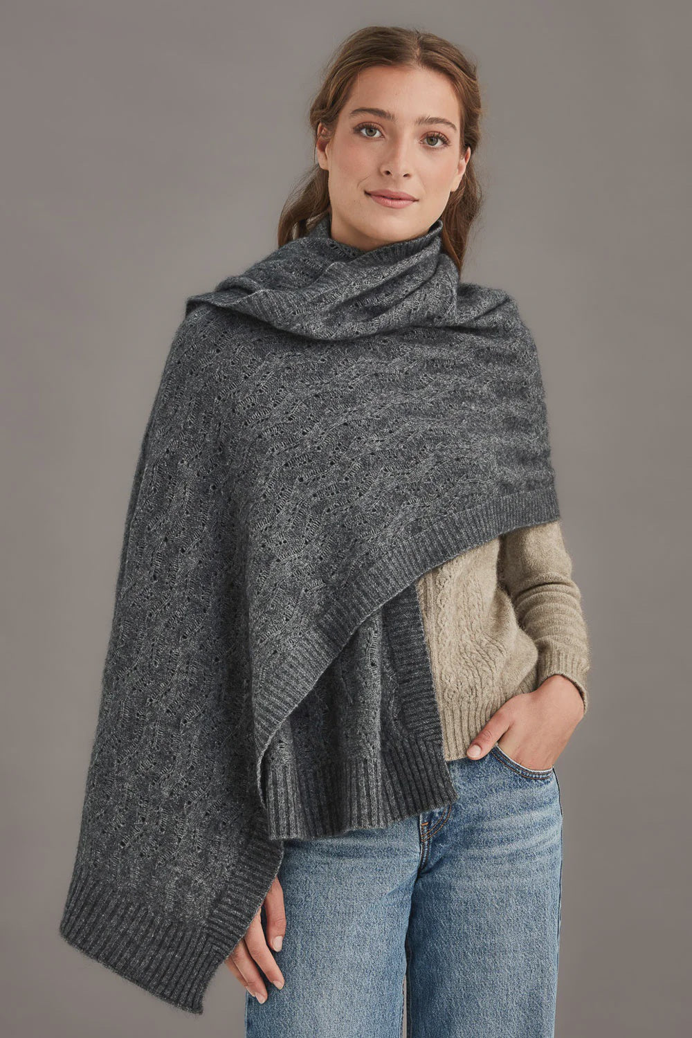 Herringbone Lace Shawl