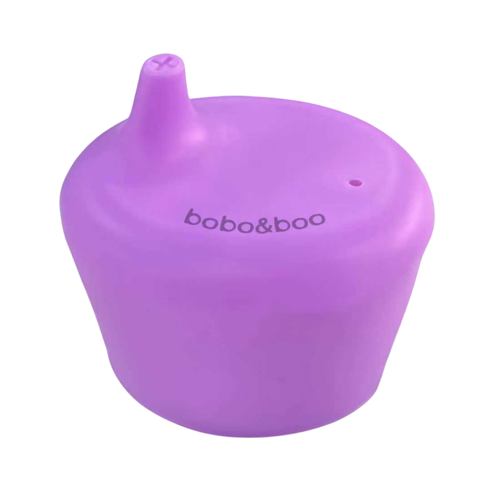 Universal Silicone Cup Lid - Sprout Purple