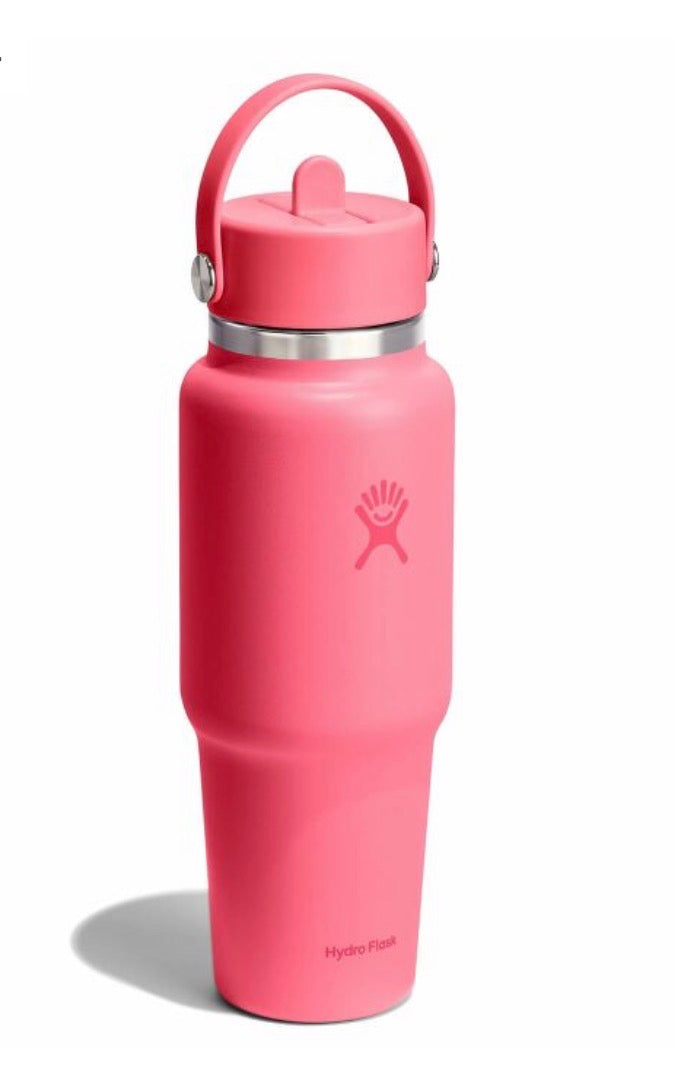 32oz Wide Mouth Straw Travel Bottle