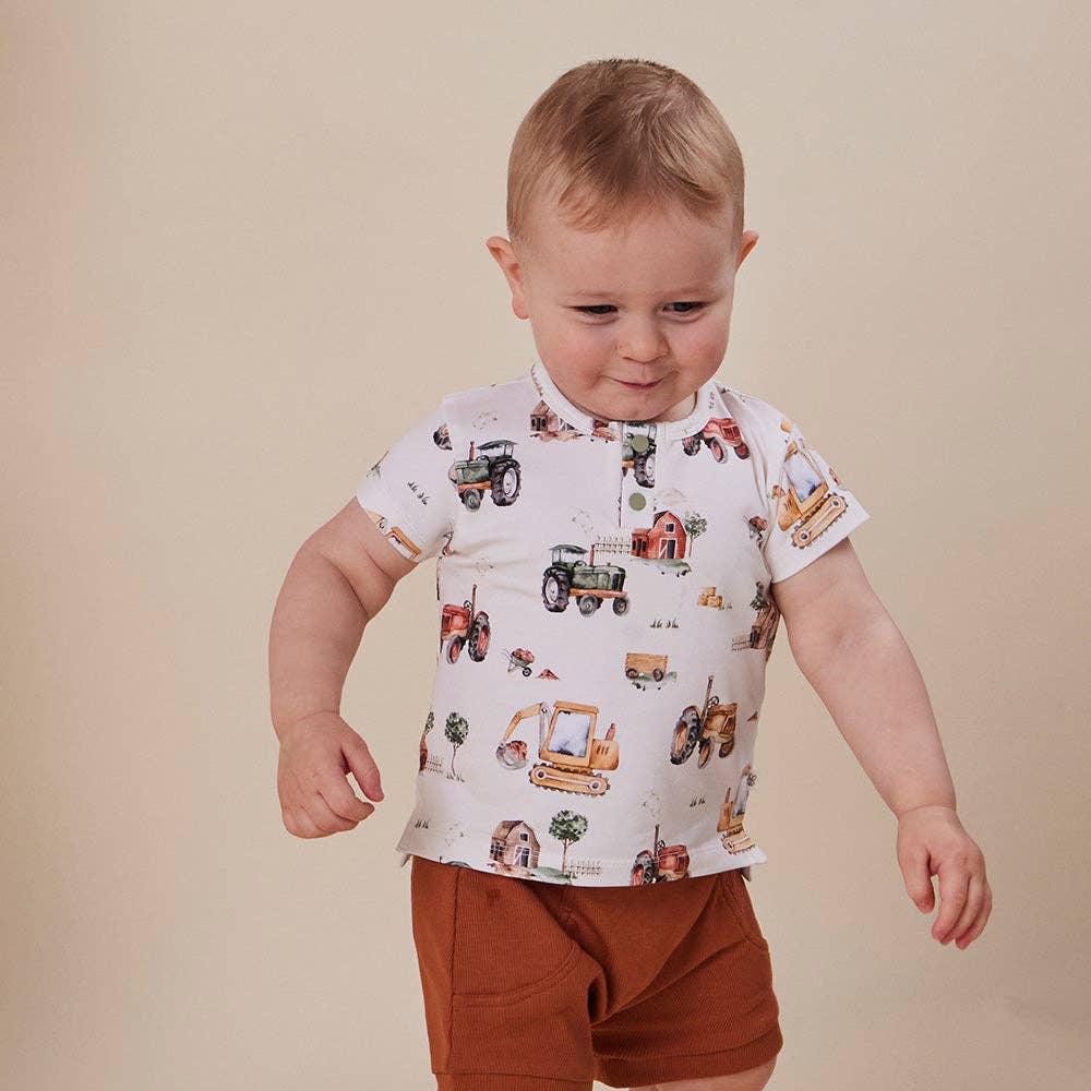 Top - Short Sleeve - Diggers & Tractors