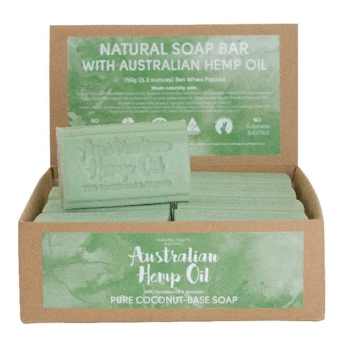 Australian Hemp Soap 150g - 5 pack