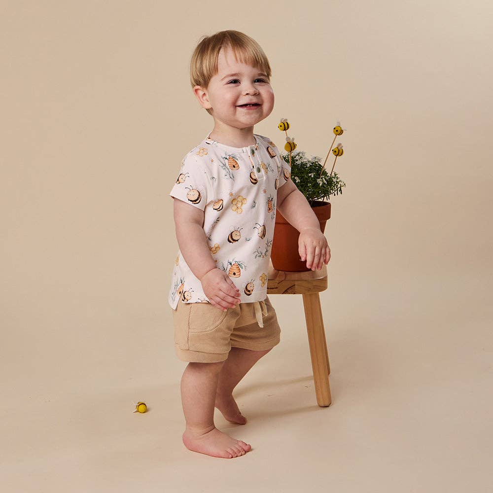 Top - Short Sleeve Bumblebees