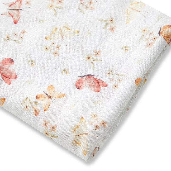 Muslin Wrap - Organic Cotton Butterfly