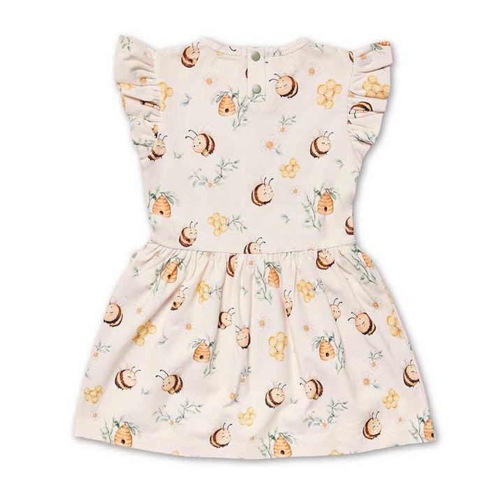 Dress - Short Sleeve Bumblebees