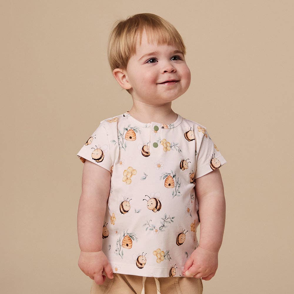 Top - Short Sleeve Bumblebees