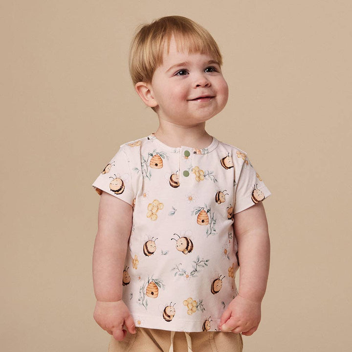 Top - Short Sleeve Bumblebees