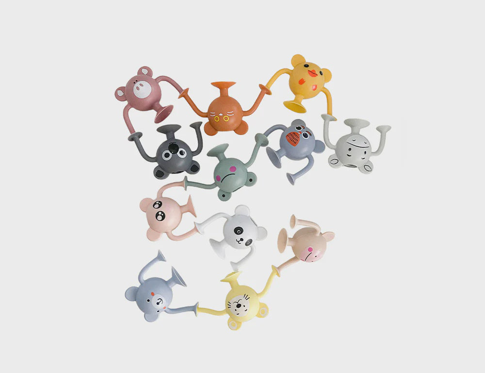 Silicone Bath Toys 12 Pack