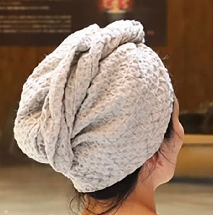Hair Wrap Towel - Grey