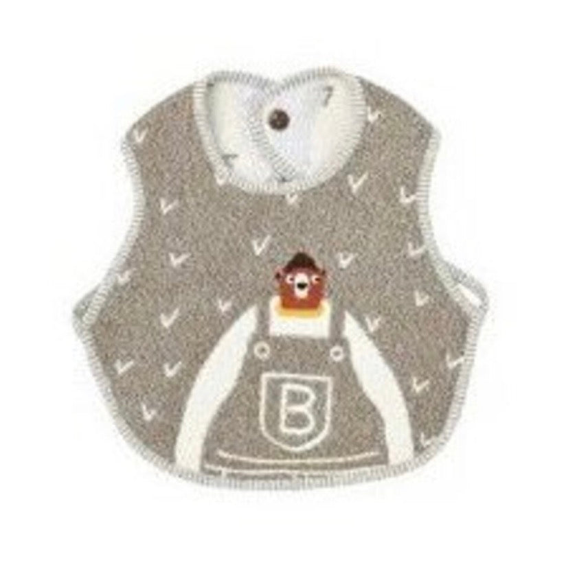 Cotton Bib - Bear
