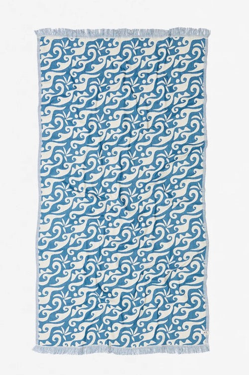 Bailey Driftweave Turkish Towel - Saltwater