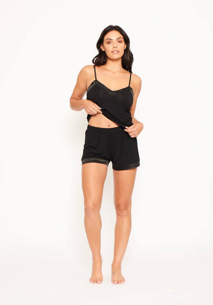 Cami & Shorts Set Black