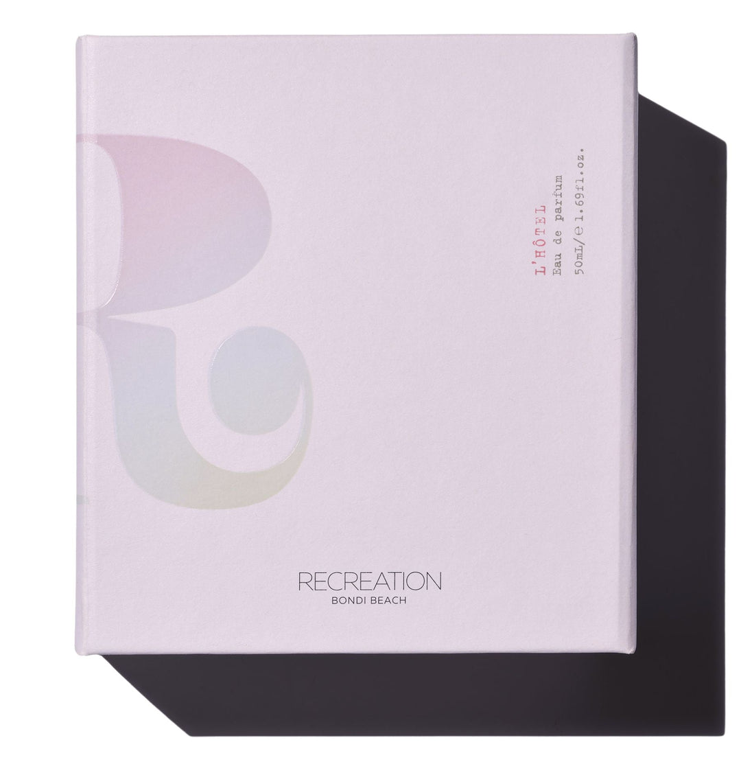 Recreation Beauty L’Hôtel eau de parfum packaging