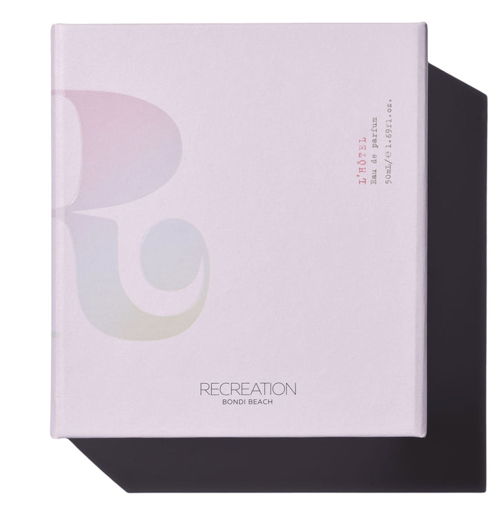 Recreation Beauty L’Hôtel eau de parfum packaging