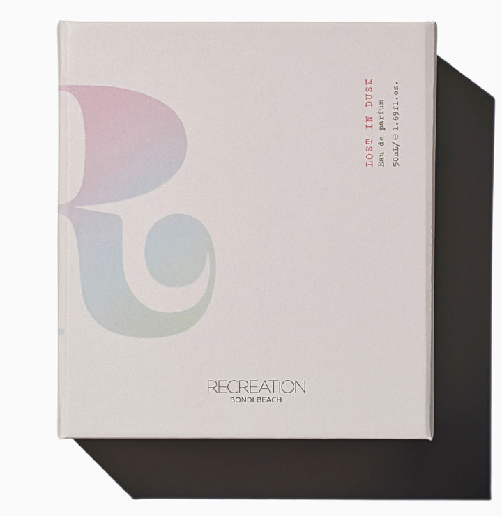 Recreation Beauty Lost in Dusk eau de parfum packaging
