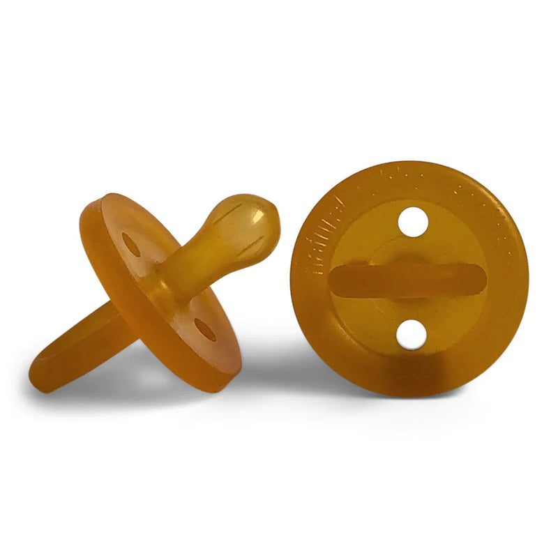 Twin Round Natural Rubber Soother