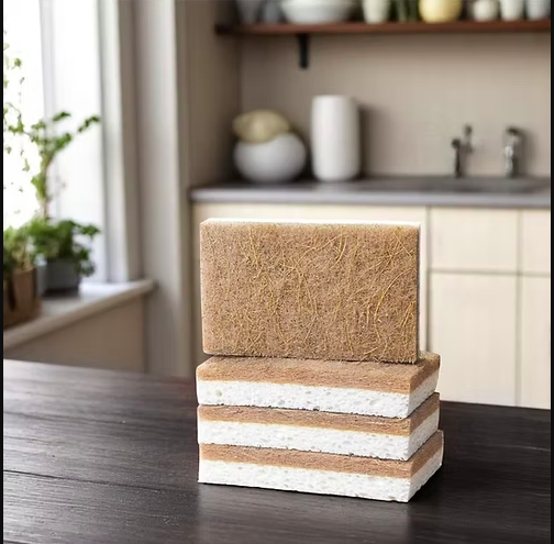 Scrubber Sponge  - Coconut & Wood Pulp 3 pk
