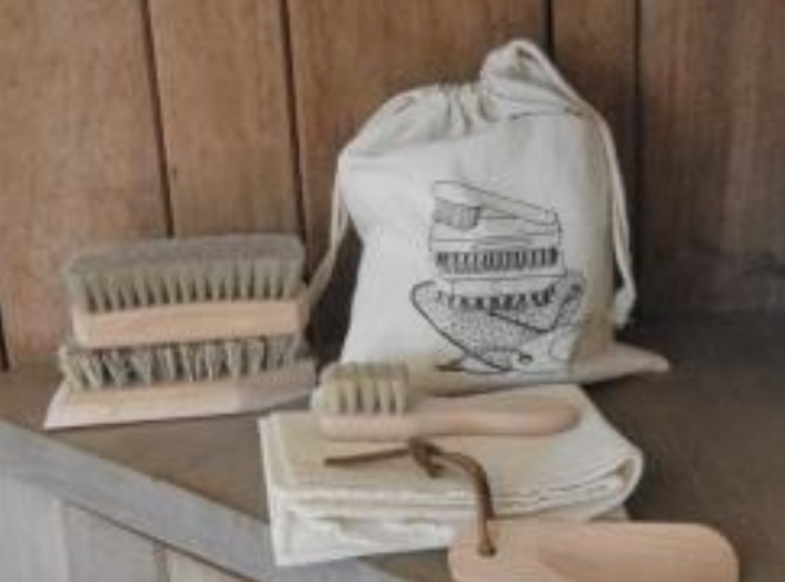 Wooden Shoe Care Essentials Kit