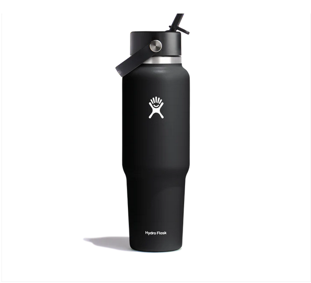 40oz Wide Mouth Straw Travel Bottle