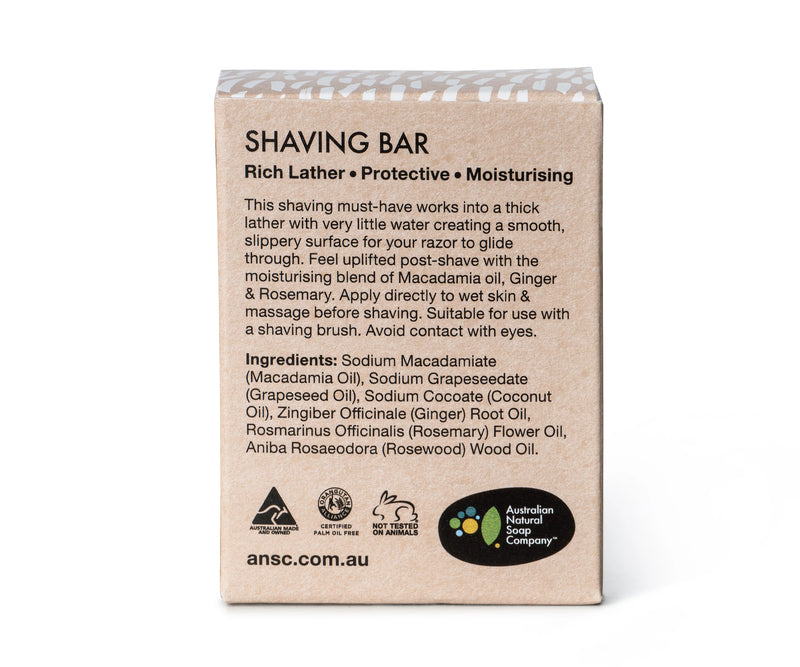 Natural Shaving Soap Bar 100g