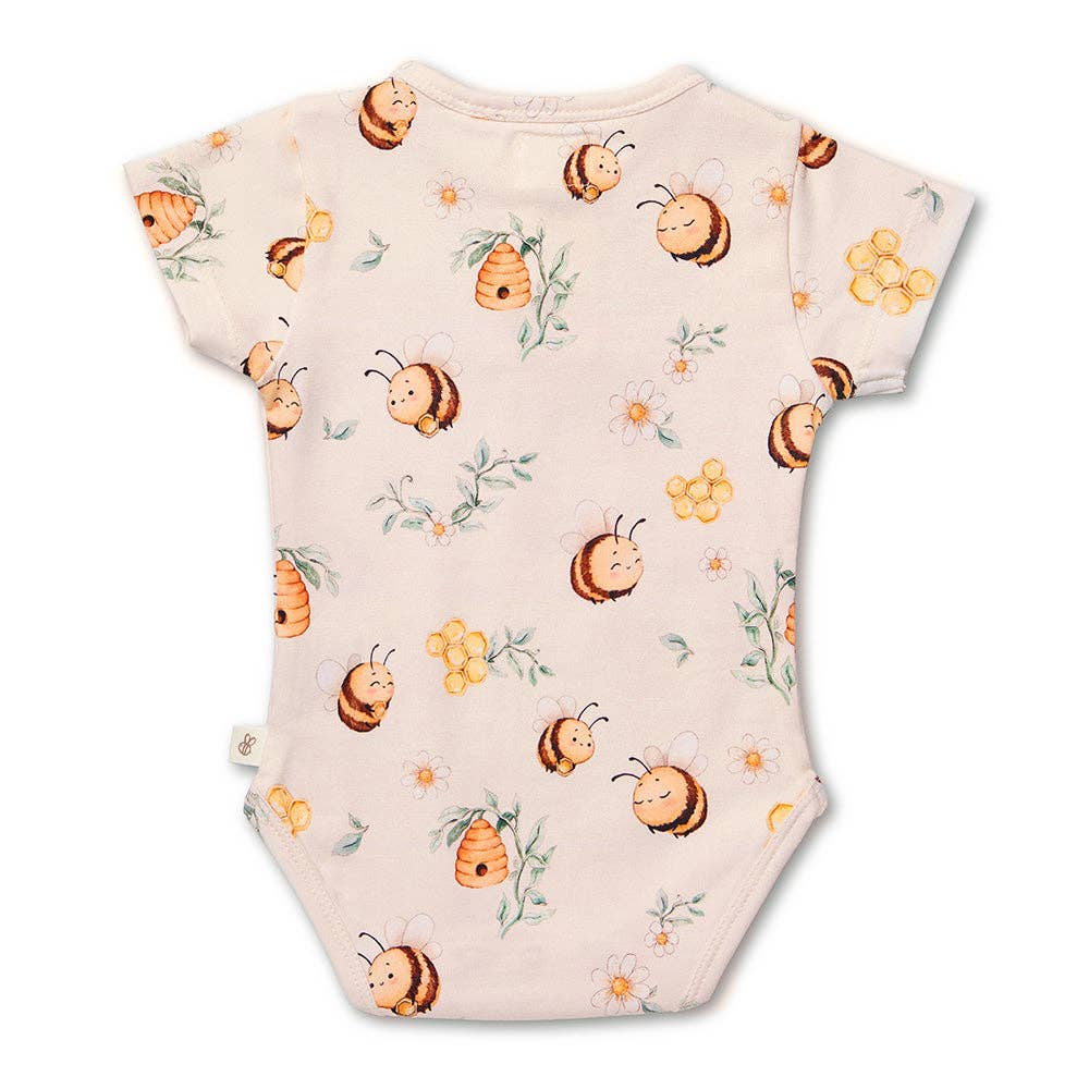 Bodysuit - Short Sleeve Bumblebees