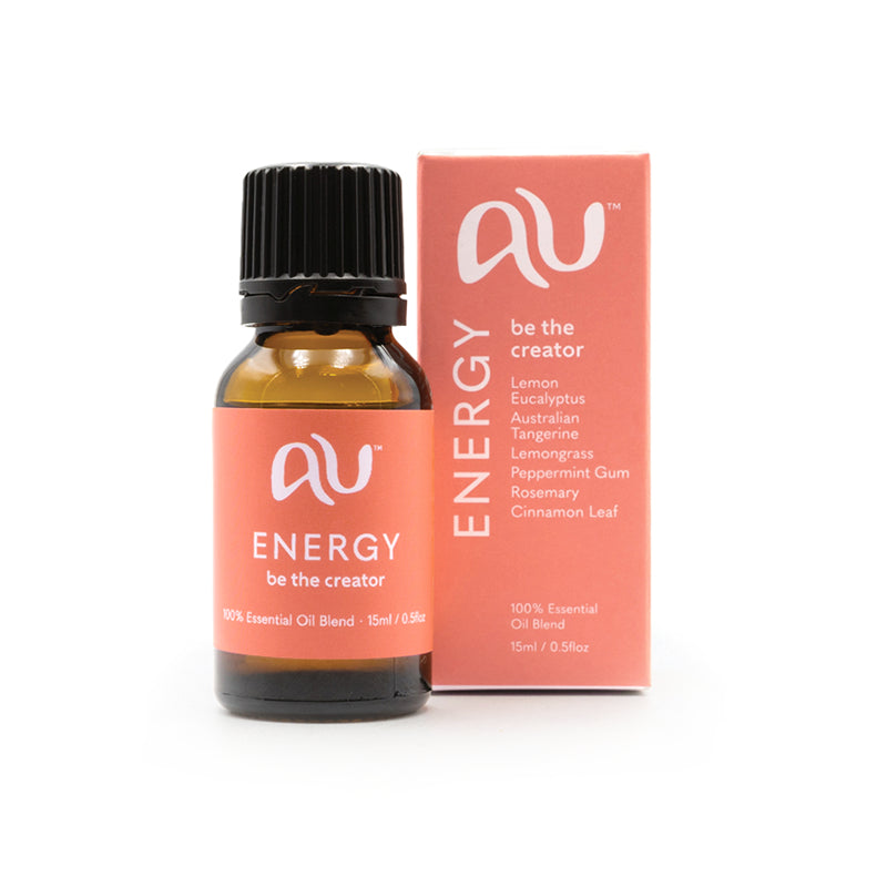 Abundance Unlimited energy essential oil blend 15ml bottle and box