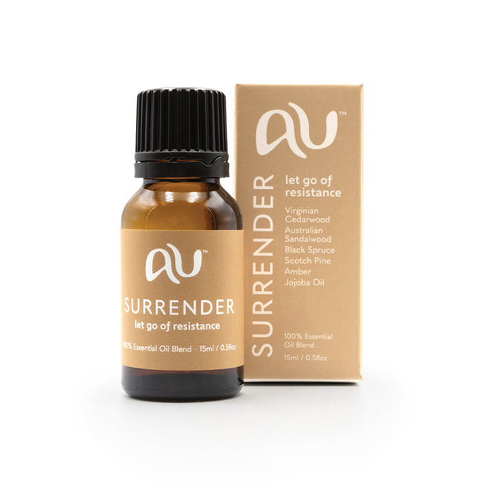 Abundance Unlimited surrender essential oil blend 15ml bottle and box