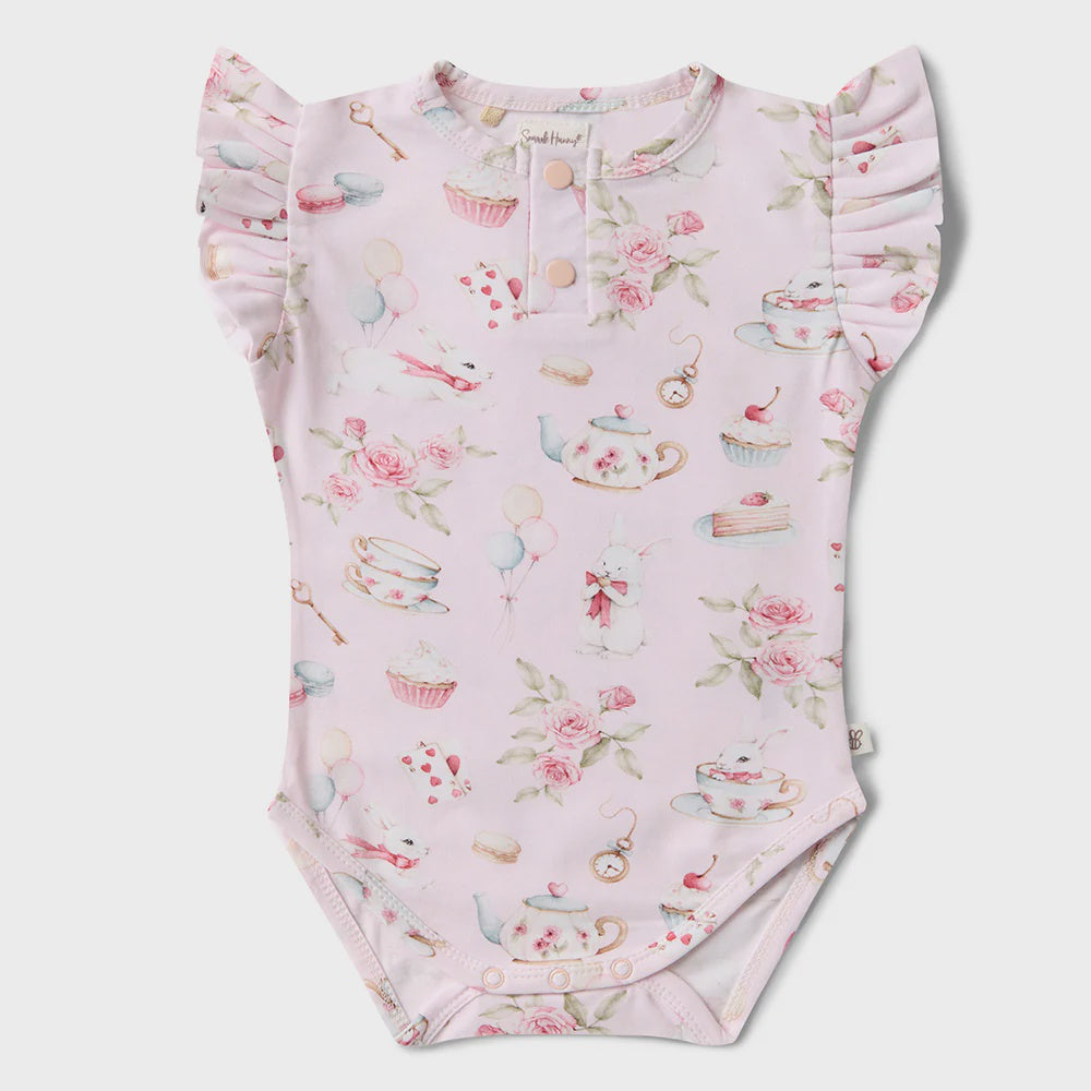 Bodysuit - Short Sleeve Frilly