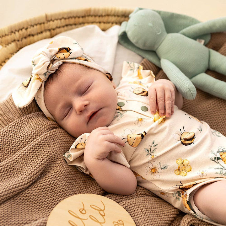 Bodysuit - Short Sleeve Frilly Bumblebees