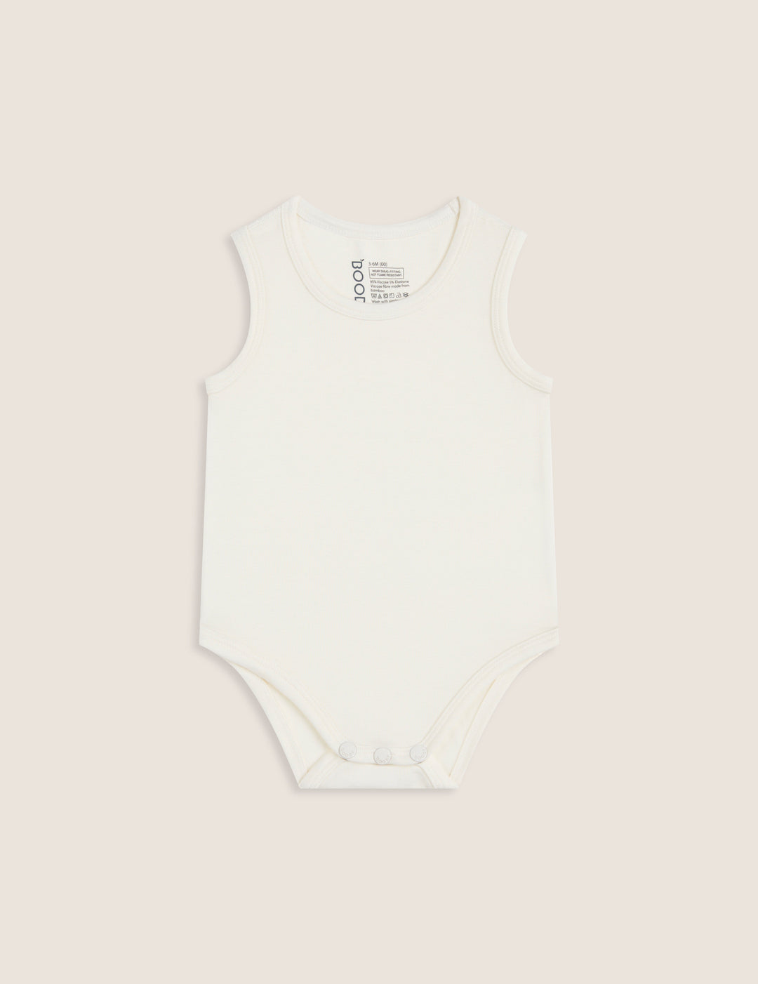 Boody Baby Bodysuit - Natural White