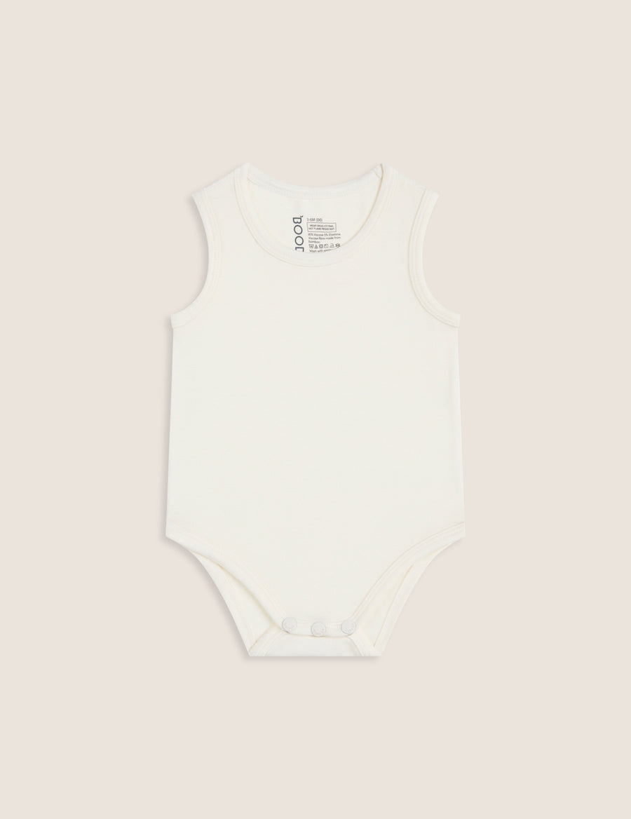 Boody Baby Bodysuit - Natural White