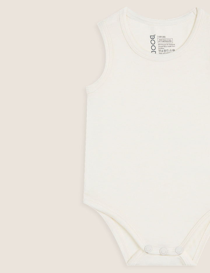Boody Baby Bodysuit - Natural White