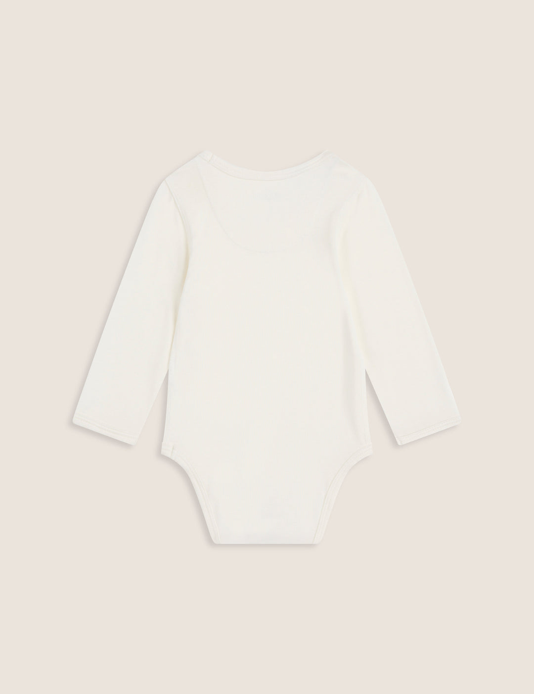 Boody Baby Long Sleeve Bodysuit - Natural White