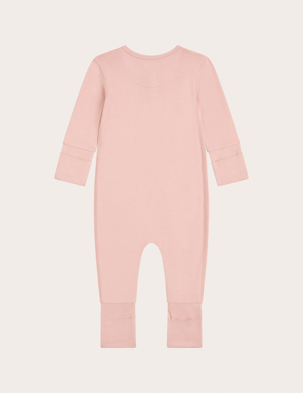 Boody Baby Long Sleeve Romper - Dusty Pink