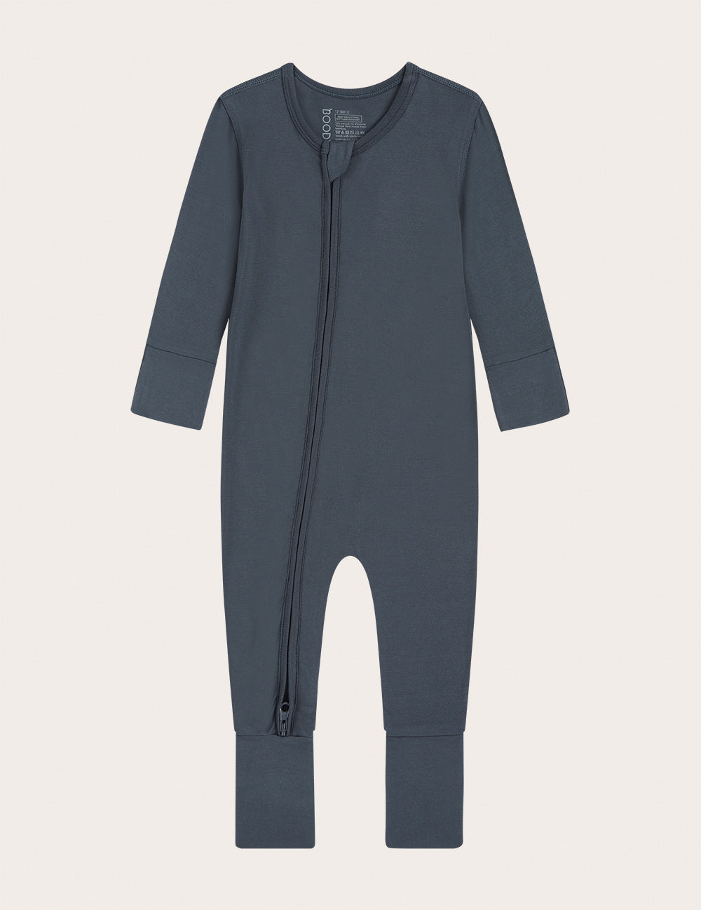 Boody Baby Long Sleeve Romper - Storm
