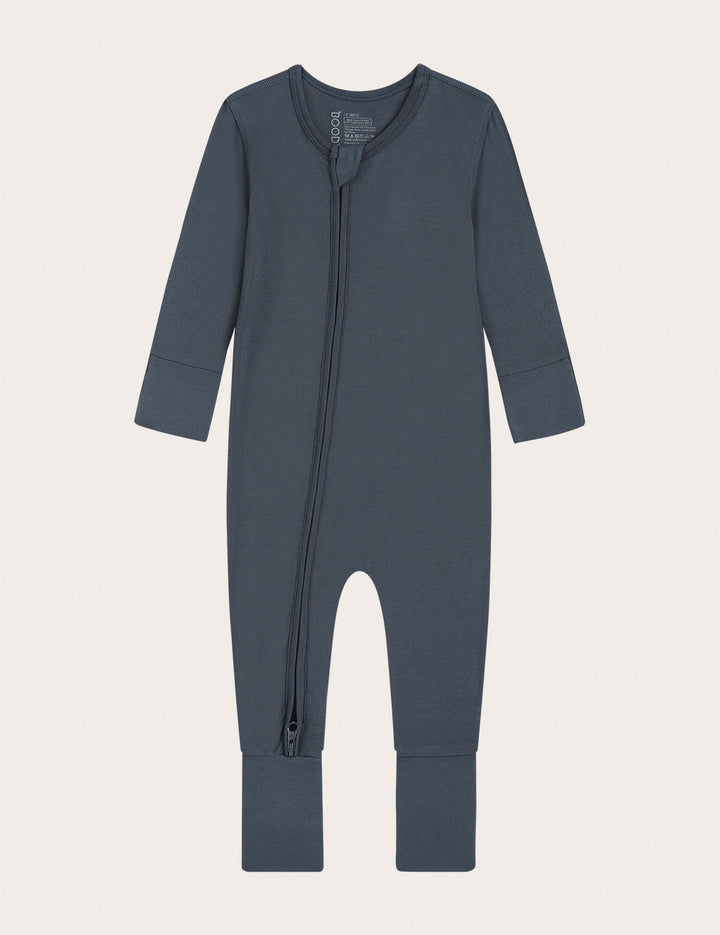 Boody Baby Long Sleeve Romper - Storm