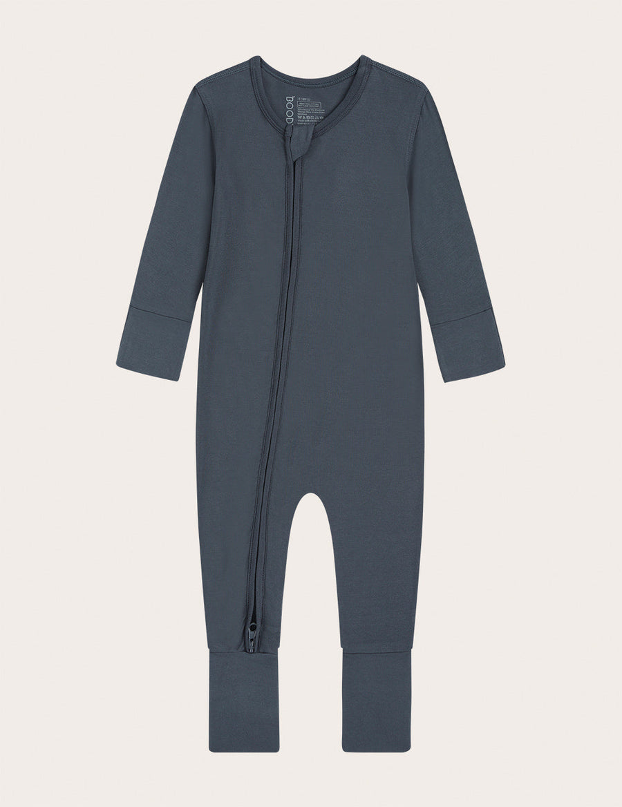 Boody Baby Long Sleeve Romper - Storm