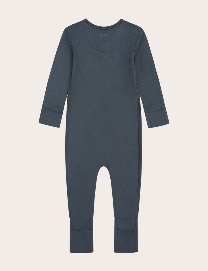 Boody Baby Long Sleeve Romper - Storm