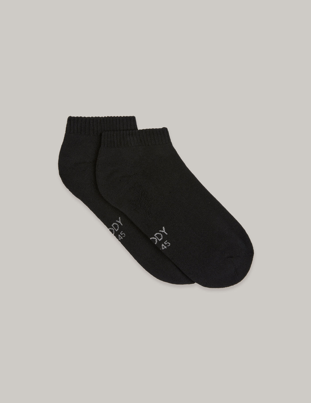 Boody Cushioned Ankle Socks - Black