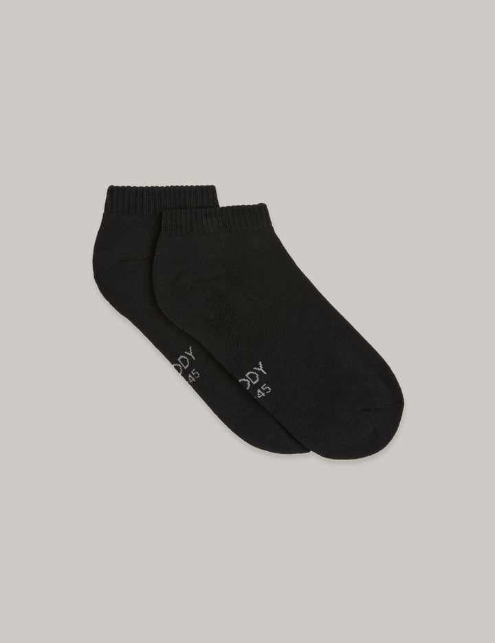 Boody Cushioned Ankle Socks - Black