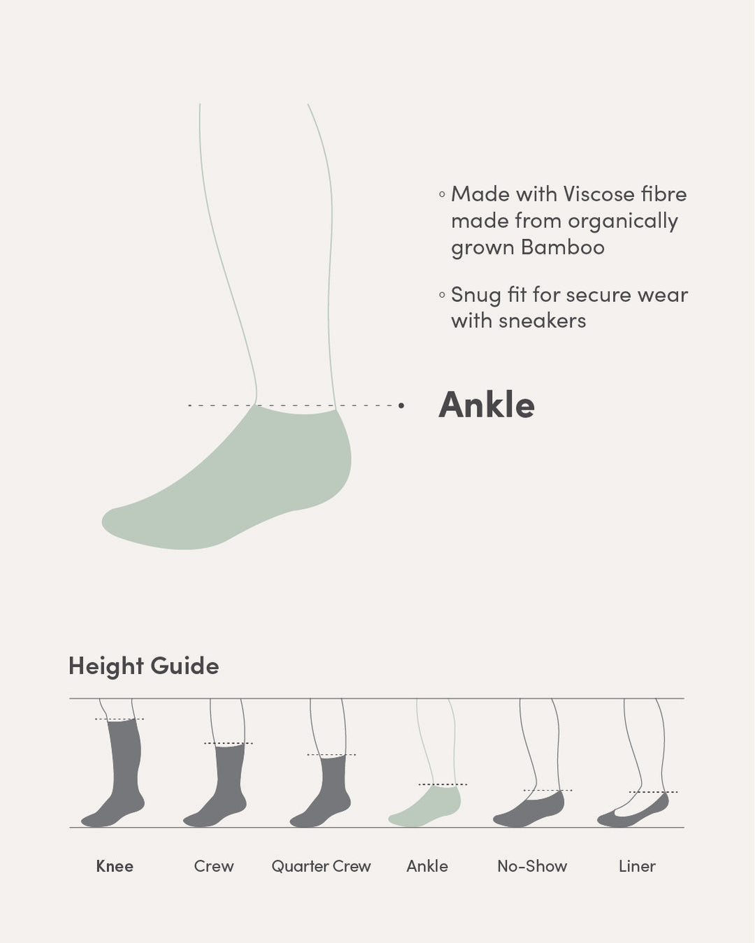 Boody Cushioned Ankle Socks - Black