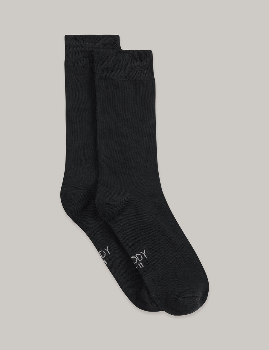 Boody Everyday Crew Socks - Black